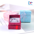 Customs cardboard jewelry gift boxes for necklaces color printing bracelet earring gift box cheap